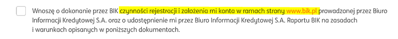 ING Bank Śląski zakłada konto na bik.pl